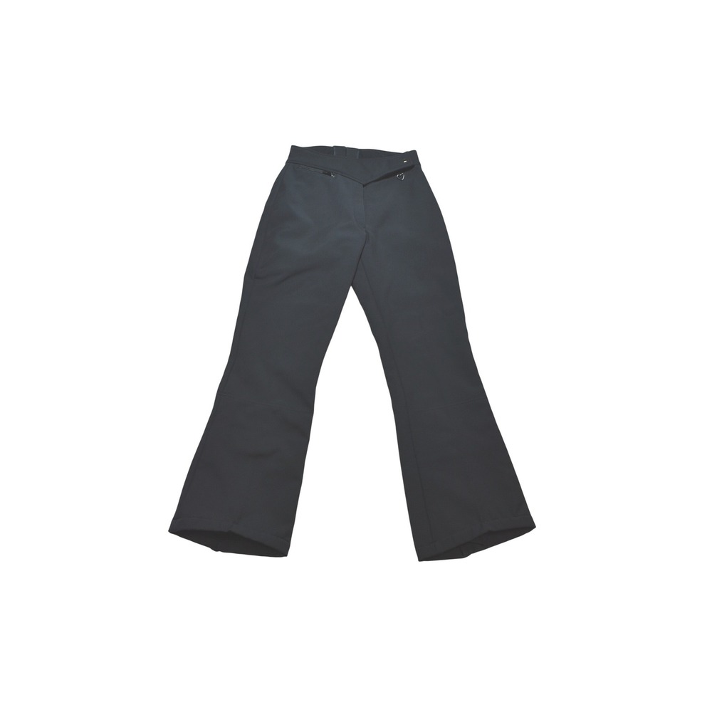 Obermeyer Womens Black Ski Pants V-Waist Heart Charm Flare Leg Size 6R